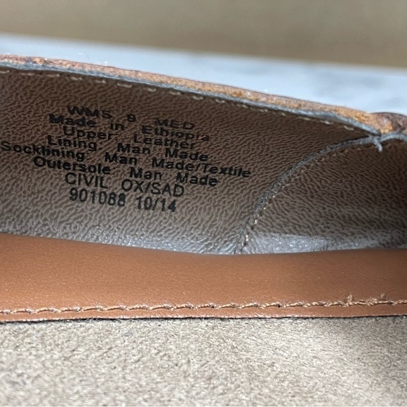 Natural Soul by Naturalizer Brown Leather Slingback Sandals Size 9 NWT - Picture 6 of 14